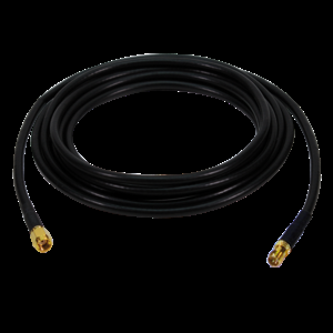 Kabel 50Ω 3m RP-SMA zásuvka, RP-SMA vidlice tienený černá