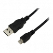 Kabel USB 2.0 USB A vidlice,USB B micro vidlice niklovaný