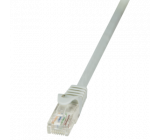 Patch cord U/UTP 5e CCA šedá 0,5m RJ45 vidlice,z obou stran