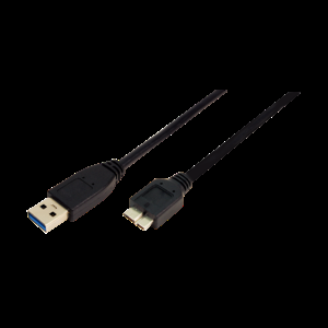 Kabel USB 3.0 USB A vidlice,USB B micro vidlice niklovaný 3m