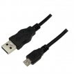 Kabel USB 2.0 USB A vidlice, USB B micro vidlice niklovaný