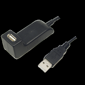 Kabel USB 2.0 USB A zásuvka, USB A vidlice niklovaný 1,5m
