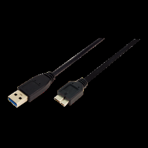 Kabel USB 3.0 USB A vidlice, USB B micro vidlice niklovaný