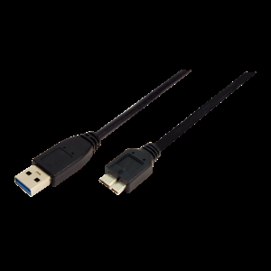 Kabel USB 3.0 USB A vidlice,USB B micro vidlice niklovaný