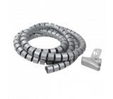 PC-KAB0013 Spiral wrapping Bundle Ø:25mm L:2.5m Body: silver