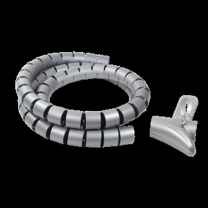 PC-KAB0014 Spiral wrapping Bundle Ø:28mm L:1.5m Body: silver