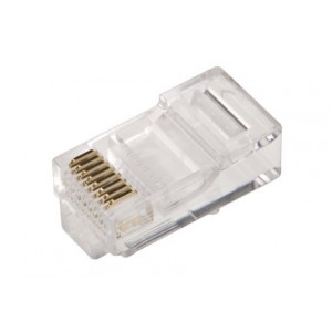 Konektor RJ45 zástrčka 8 PIN vývody 8p8c na kabel