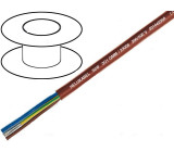Kabel SiHF CU licna 12x1mm2 silikonový kaučuk hnědo-červená