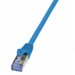 Patch cord S/FTP 6a lanko Cu LSZH modrá 1,5m 27AWG