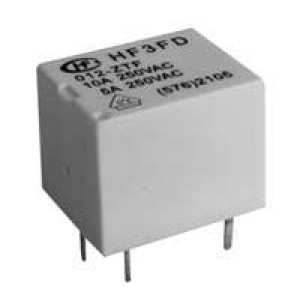HF3FD/012-HTF Relé elektromagnetické SPST-NO Ucívky:12VDC 10A/250VAC 15A