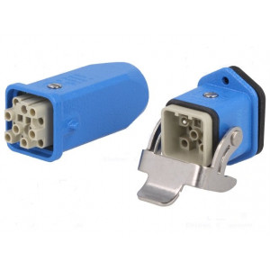 Konektor: HDC vidlice + zásuvka Han® Ex PIN: 12 12+PE přímý