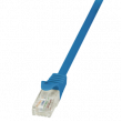 Patch cord U/UTP 6 lanko CCA PVC modrá 3m 24AWG