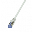 Patch cord S/FTP 6a lanko Cu LSZH šedá 1m 26AWG