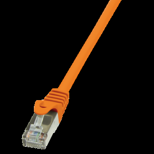 Patch kabel F/UTP 6 propojení 1:1 licna CCA PVC oranžová 2m