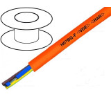 Kabel H07BQ-F licna CU 3x1,5mm2 PUR oranžová 450/700V
