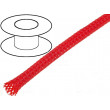 Opletení polyester 3-7,nom.4mm červená -50-150°C  