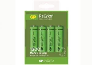 Akum: Ni-MH AA 1,2V 1300mAh ReCyko+ Ø14,5x50,5mm 130mA