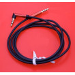 AUDIO kabel JACK 3,5mm 4PIN profi zlacený černý 1,2m