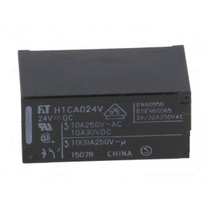 FTR-H1CA024V Relé elektromagnetické SPDT Ucívky:24VDC 10A/250VAC 10A
