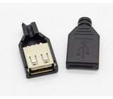 USB konektor samice 2.0 kabelový