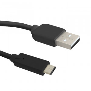 Kabel USB 2.0,USB 3.1 USB A vidlice, USB C vidlice 1m