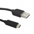 Kabel USB 2.0,USB 3.1 USB A vidlice, USB C vidlice 250mm