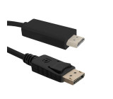 Kabel DisplayPort 1.1 DisplayPort vidlice, HDMI vidlice 1m