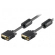 Kabel D-Sub 15pin HD vidlice, z obou stran 5m filtr feritový
