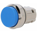 Přepínač: tlačítkový 1-polohové 22mm modrá Podsv: není IP67