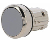 Přepínač: tlačítkový 1-polohové 22mm šedá Podsv: není IP67
