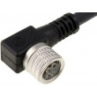 Kabel: pro snímače/automatizaci M8 PIN: 4 úhlový 5m zástrčka