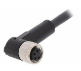 Kabel: pro snímače/automatizaci M8 PIN: 4 úhlový 5m zástrčka