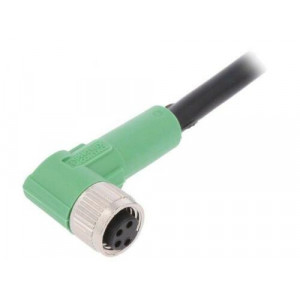 Kabel: pro snímače/automatizaci M8 PIN: 4 úhlový 5m zástrčka