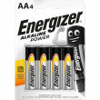 Power alkaline AA/LR6 4-blister