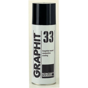 33/200 Vodivý povlak šedo-černá Složení: grafit aerosol 200ml