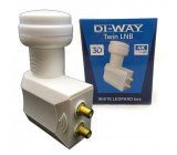 LNB TWIN UNI DI-WAY 0,1dB