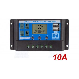 Charging regulator 10A -20÷55°C Features: digital display