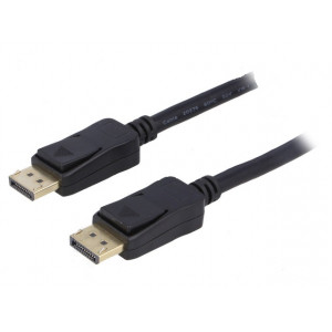 Kabel DisplayPort 1.4 DisplayPort vidlice,z obou stran 3m