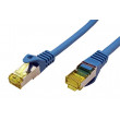 Patch cord S/FTP 6a lanko Cu LSZH modrá 1m 26AWG