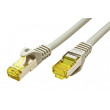 Patch cord S/FTP 6a lanko Cu LSZH šedá 0,25m 26AWG