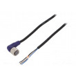 Kabel: pro snímače/automatizaci M12 PIN: 4 úhlový 2m zástrčka