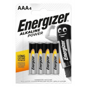 Alkalická baterie AAA LR03 energizer blistr 4ks