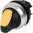 Přepínač: otočný 2 polohy 22mm žlutá Podsv: M22-FLED,M22-LED