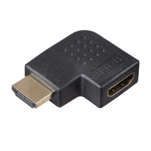 Adaptér HDMI 1.4 HDMI zásuvka 90°,HDMI vidlice Barva: černá