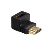 Adaptér HDMI 1.4 HDMI zásuvka 90°,HDMI vidlice Barva: černá