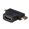 Adaptér HDMI 1.4 Barva: černá