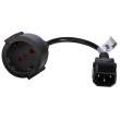 Kabel 3x0,75mm2 CEE 7/3 (F) zásuvka,IEC C14 vidlice PVC 10A