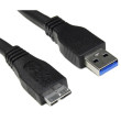 Kabel USB 3.0 USB A vidlice,USB B micro vidlice niklovaný