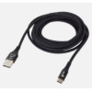 USB-C kabel opletený verze 2.0 černý 1.5m