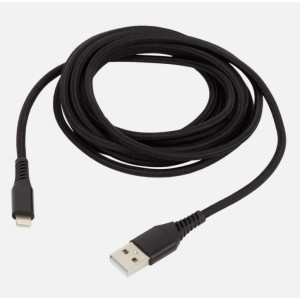 USB nabíjecí kabel APPLE Lighting 8PIN 3m pletený